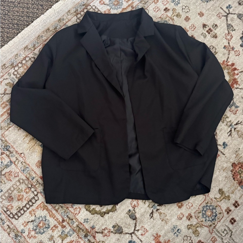 Classic Oversized Black Blazer